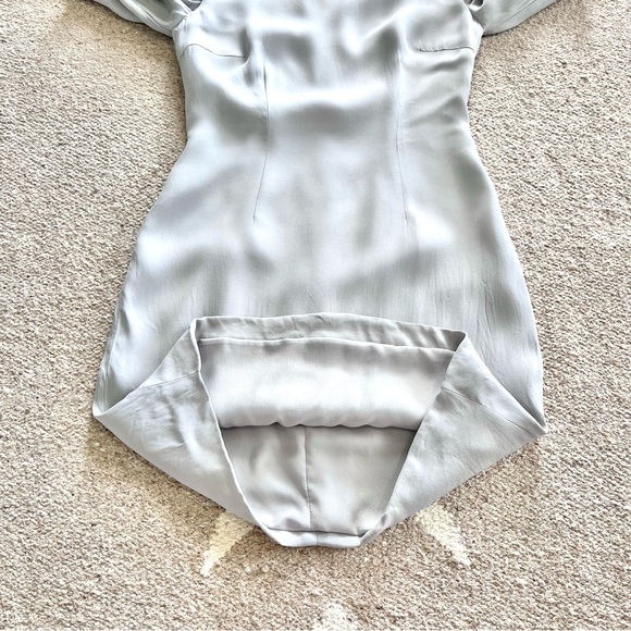 Keepsake Believer Cold Shoulder Mini Dress in Pale Gray XS - Picture 11 of 16